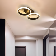 LED LED Elio Celio, 16W, 2 κύκλοι, κρύο/ζεστό/ουδέτερο φως, μαύρο