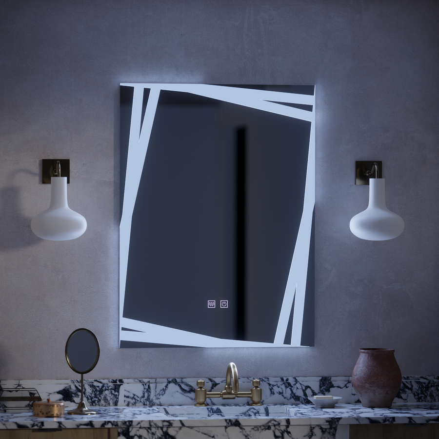 Mirror LED Touch Infinitum System Disrosting 60x80cm
