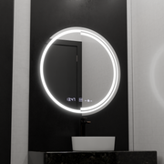 60cm στρογγυλό LED Mirror Motion Glow Sensor Consuel Marcellow Dimable Clock Discosting System