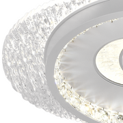 LED LED Nyxora Circulo, 36W, 2 κύκλοι, κρύο/ζεστό/ουδέτερο φως, μαύρο