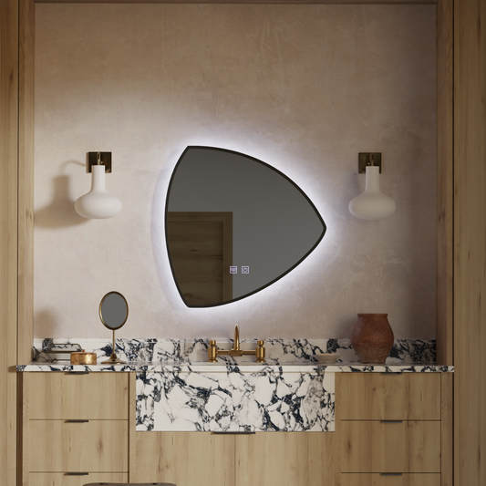 Mirror LED Touch Fiiro System Disrosting 60x60cm