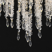 Crystal Chandelier CC9323/5FGD, 5x E14, Διάμετρος 49cm, Χρυσός