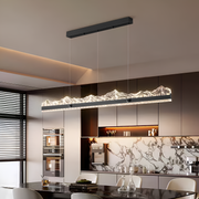 Κρεμαστός πολυέλαιος LED με τηλεχειριστήριο MARISTELLA 36W, Κρύο/Ζεστό/Ουδέτερο φως, Ρυθμιζόμενο, Ρυθμιζόμενο ύψος, Μαύρο