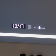 Mirror LED ορθογώνιο 120x80cm Eclat Motionglow Marcello Αποσυναρμολόγηση και Dimable Cosmetic Terometer Terometer Terometer