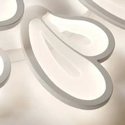 LED πολυέλαιος με τηλεχειριστήριο Blossom, 60W, 5 πέταλα, κρύο/ζεστό/ουδέτερο φως, ασταθές, λευκό