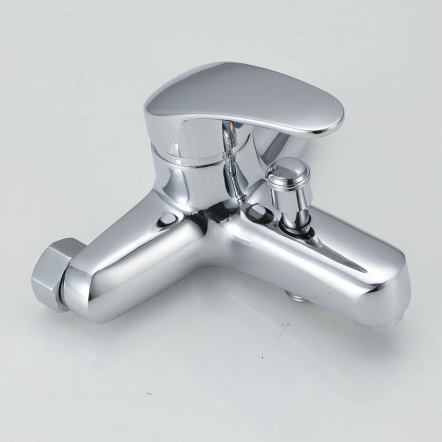 Μπάνιο μπαταρίας, ντους και εύκαμπτο σωλήνα, κράμα, κεραμική κασέτα, Chrome, CD001