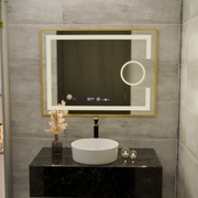 Mirror LED ορθογώνιο 50x70cm Eclat Motionglow Marcello Disputs & Termeter Luba Cosmetica Dimabil