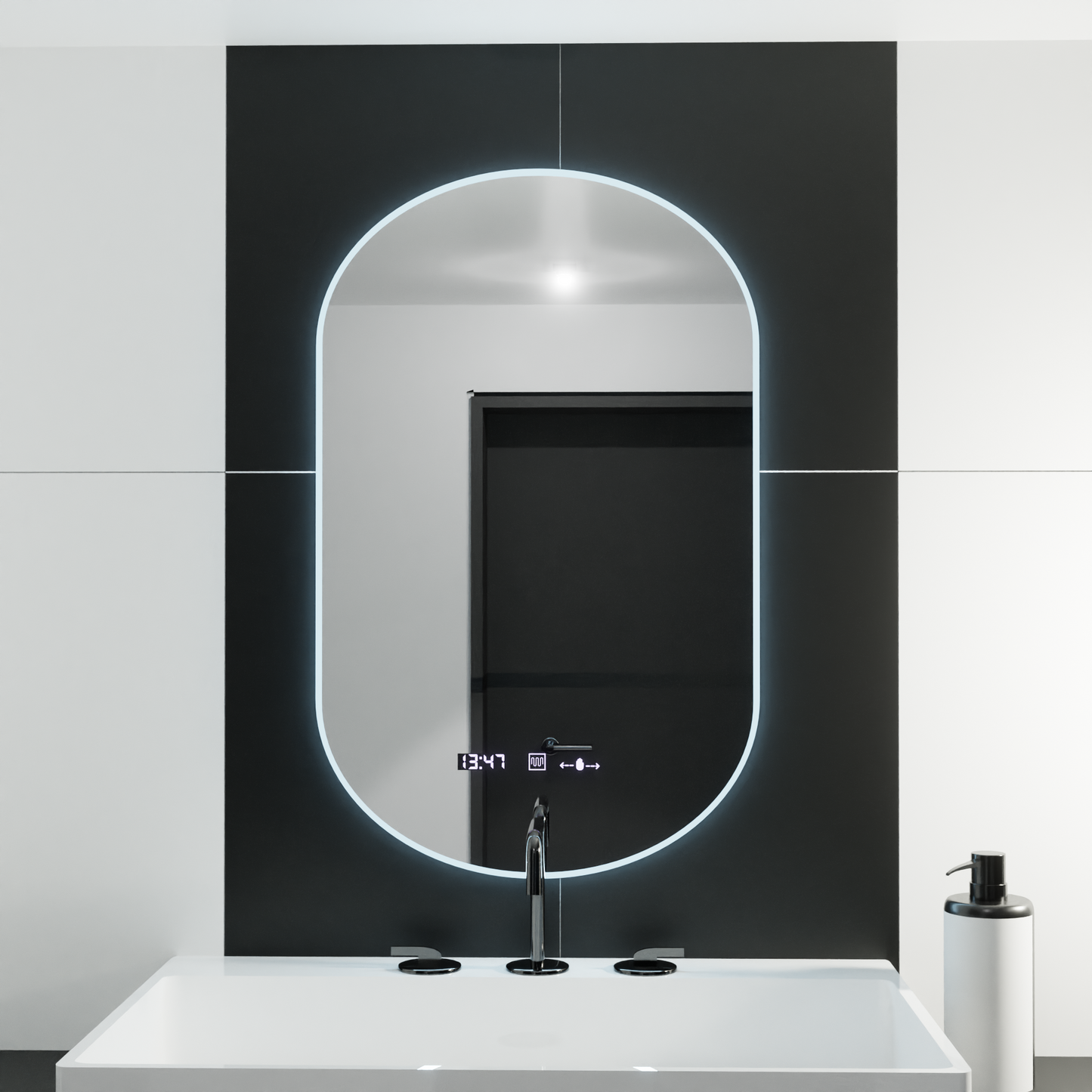 Lucia Lucia 50x80cm Marcello Sensor Lucia System Dimable Θερμόμετρο Σύστημα