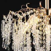 Crystal Chandelier CC9323/5FGD, 5x E14, Διάμετρος 49cm, Χρυσός
