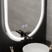 Mirror LED Oval 50x100cm Velara Touch System Dimable Dismantling