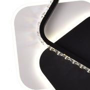 LED LED LED Prismiq, 34W, 3 τετράγωνα, κρύο/ζεστό/ουδέτερο φως, μαύρο