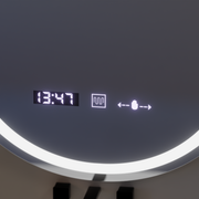 Οβάλ καθρέφτης 50x80cm Eminence Motionglow Marcellow Dimable Clock System & Dimable Thermometer