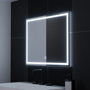Mirror LED ορθογώνιο πλαίσιο 80x60cm Basic Touch