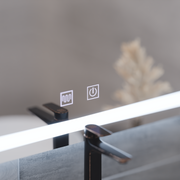Mirror LED ορθογώνιο σύστημα 60x80cm Edge Luminous Touch Disebription