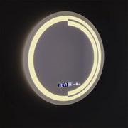 60cm στρογγυλό LED Mirror Motion Glow Sensor Consuel Marcellow Dimable Clock Discosting System