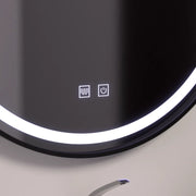 Καθρέφτης LED Στρογγυλός 60cm, Lucea Touch, Σύστημα Demister, Dimmable