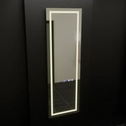 Mirror LED ορθογώνιο 45x140cm GIULIA Sensor Radar Marcello Dishantic Clock System