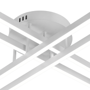 Πολυέλαιος LED τηλεχειριστηρίου GIO, 54W, 4 στοιχείων, κρύο/ψυχρό/ουδέτερο φως, ρυθμιζόμενο, λευκό