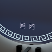 Ορθογώνιο καθρέφτη LED 70cm Orhina Touch System Disabling