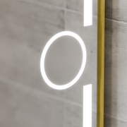 Mirror LED ορθογώνιο 50x70cm Eclat Motionglow Marcello Disputs & Termeter Luba Cosmetica Dimabil