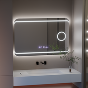 Mirror LED ορθογώνιο 100x60cm Capri Design Motionglow Marcello αποσυναρμολόγηση του συστήματος απόψυξης ρολογιού