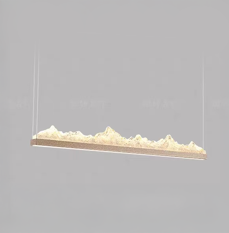 Κρεμαστός πολυέλαιος LED με τηλεχειριστήριο MATHIAS 27W, Κρύο/Ζεστό/Ουδέτερο φως, Ρυθμιζόμενο, Ρυθμιζόμενο ύψος, Χρυσό