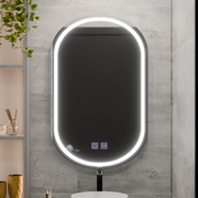 Mirror LED Oval 50x80 Velara Touch System, Dimable