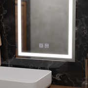 Mirror LED ορθογώνιο 50x70cm InsideUs System System Disabilities