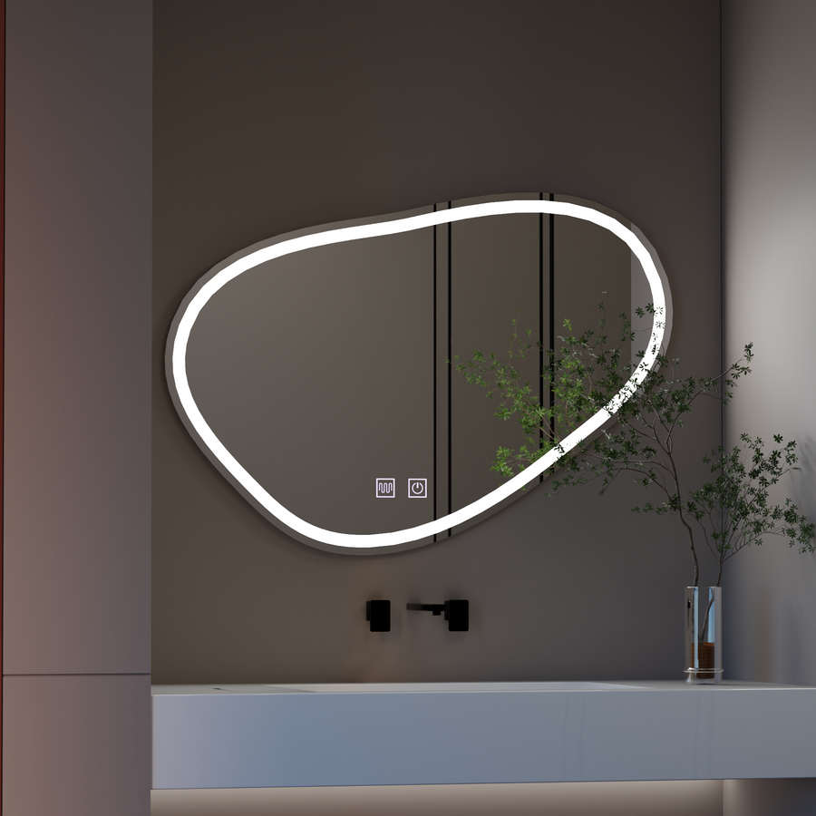 Mirror LED Touch Quaszare 90x65 cm