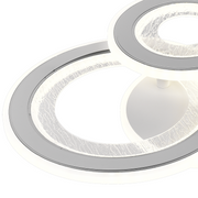 LED LED Nyxora Circo, 36W, 3 κύκλοι, κρύο/ζεστό/ουδέτερο φως, λευκό