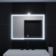 Mirror LED ορθογώνιο πλαίσιο 80x60cm Basic Touch