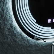 Mirror LED Γύρος 70cm Lira Verità Touch Dimable Defrition System