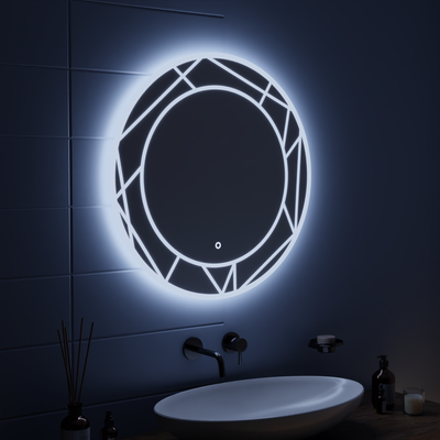 Καθρέφτης αφής ASTRIX LED, 60cm, Dimmable, System Demister