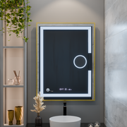 Mirror LED ορθογώνιο 50x70cm Eclat Motionglow Marcello Disputs & Termeter Luba Cosmetica Dimabil