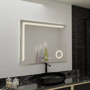 Mirror LED ορθογώνιο 100x80cm ακριβεία Motionglow Marcello αποσυναρμολόγηση Defrost & Thermometer Wolf Cosmetic