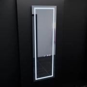 Mirror LED ορθογώνιο 45x140cm GIULIA Sensor Radar Marcello Dishantic Clock System