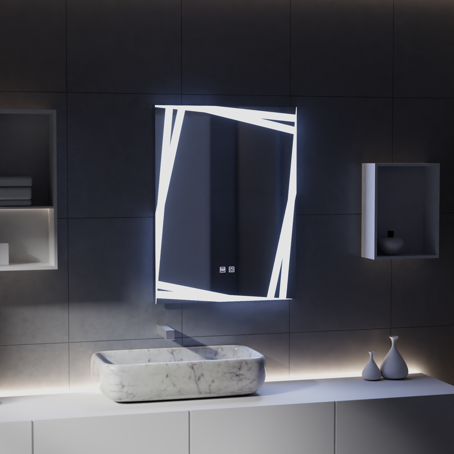 Mirror LED Touch Infinitum System Disrosting 60x80cm