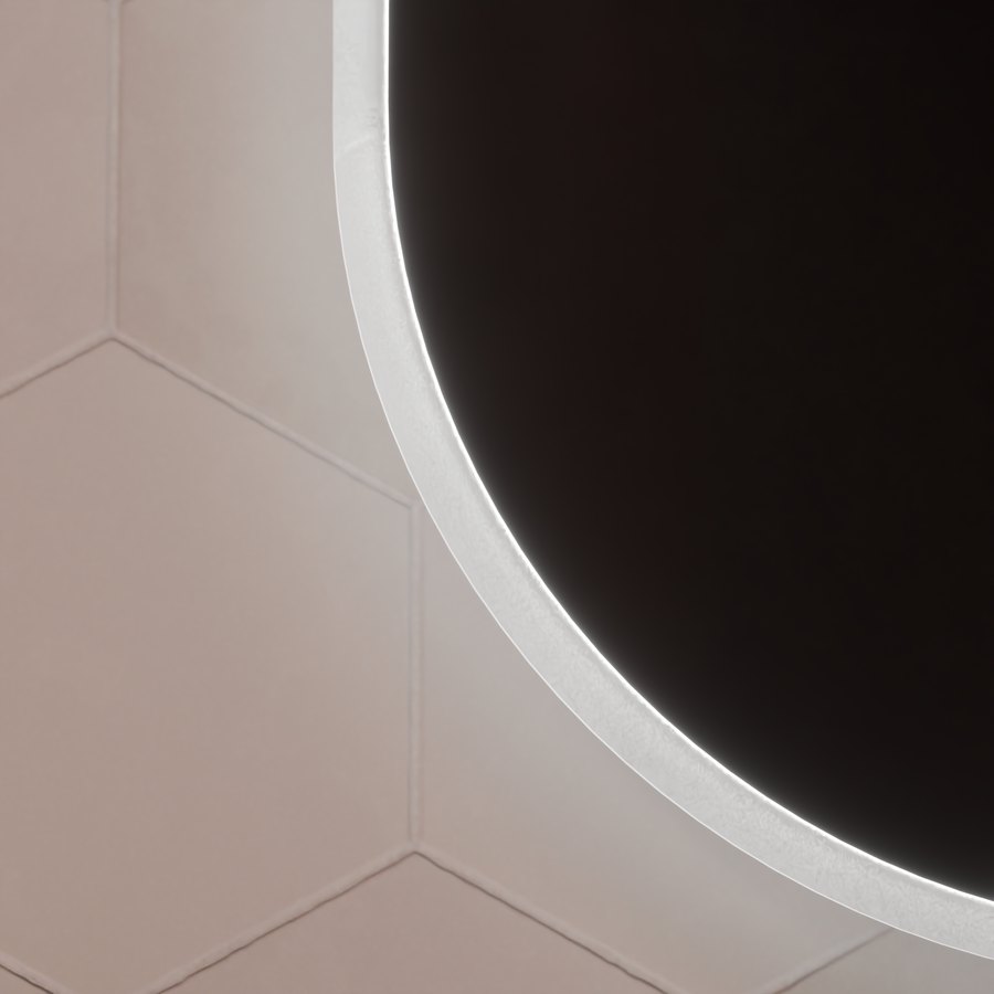 Οβάλ καθρέφτης LED 50x80cm Llexort, Touch, Demister System, Dimmable