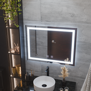 Mirror LED ορθογώνιο σύστημα 60x80cm Edge Luminous Touch Disebription