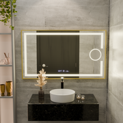 Mirror LED ορθογώνιο 50x70cm Eclat Motionglow Marcello Disputs & Termeter Luba Cosmetica Dimabil