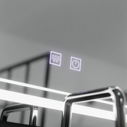 Mirror LED ορθογώνιο σύστημα 50x70cm Touch Koven Koven Disabling System