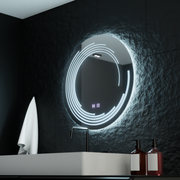 Mirror LED Γύρος 70cm Lira Verità Touch Dimable Defrition System