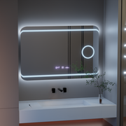 Mirror LED ορθογώνιο 100x60cm Capri Design Motionglow Marcello αποσυναρμολόγηση του συστήματος απόψυξης ρολογιού
