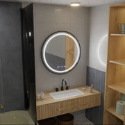 Mirror LED Γύρος 60cm Celesti Majesti Noir Eleva Motionglow Marcello System Disability & Daim Θερμόμετρο