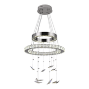 Lulus LED Crystal με το τηλεχειριστήριο Silver Latifah 118W