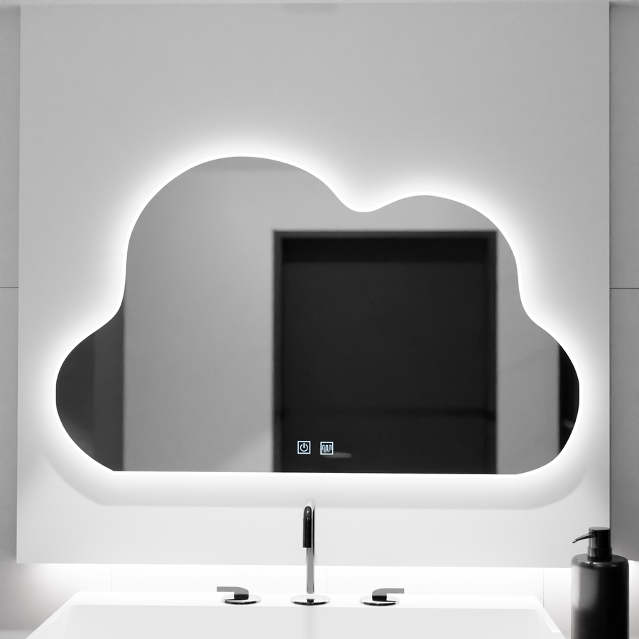 Καθρέφτης Cloud LED 60x40cm, Nuvola Touch, Σύστημα Demister, Dimmable