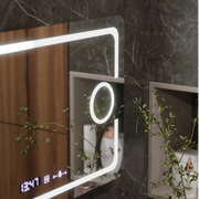 Mirror LED ορθογώνιο 110x75cm Eclat Motionglow Marcello Distamling System & Thermometer of Cosmetics Dimable