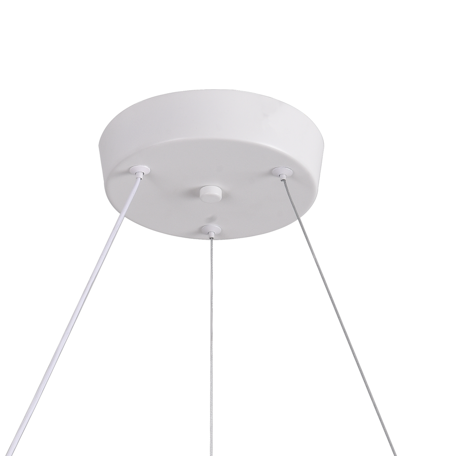 Lulus LED Prism Luminis, Crystal and Metal, 4 κύκλοι, Dimable, ρυθμιζόμενο ύψος, κρύο/ζεστό/ουδέτερο φως, πολυτελές φωτισμό