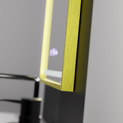 Ορθογώνιος καθρέφτης LED 50x70cm Verite Royale Gold Motion Glow Marcello Dimable Clock Discosting System