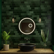 Στρογγυλό LED Mirror Sensor Motionglow Micah Marcello 60 cm Αποστολής Σύστημα απόρριψης ρολογιού